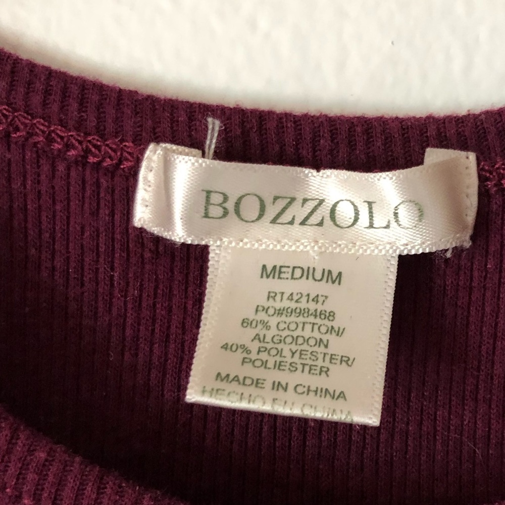Maroon Crop Top - Picture 3 of 3